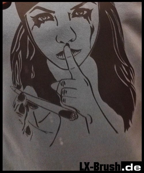 Dealer-Lady Textildruck
